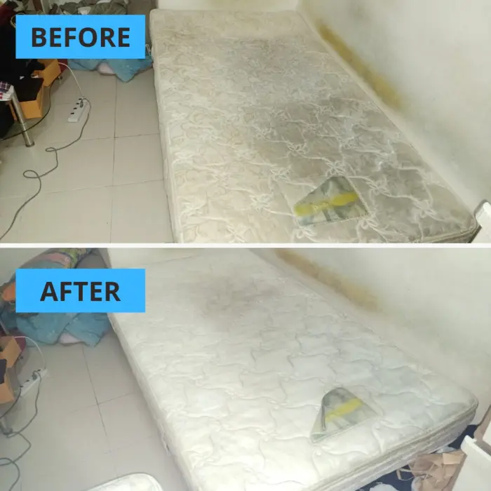 Hasil cuci tilam